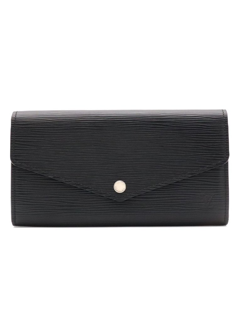 Louis Vuitton Epi Portefeuille Sarah Wallet Bifold Noir Black